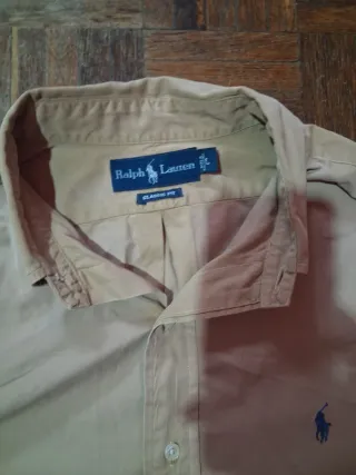 Camicia Polo Ralph Lauren Beige L