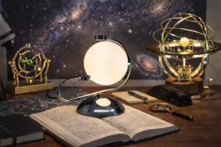 Candeeiro Vintage Metal e Vidro opal