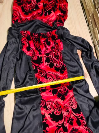Disfraz Bruja Negra Vestido Vampiro para adultos M