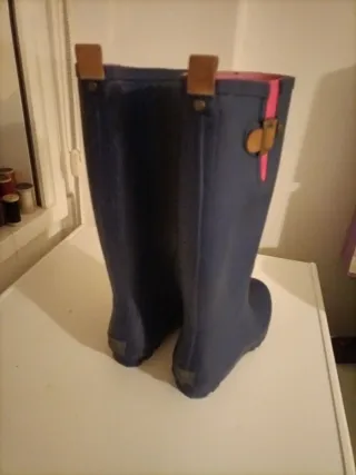 Botas de agua azules