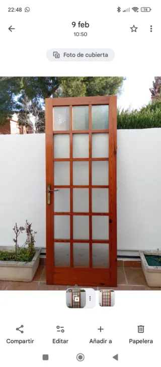 Puerta de madera de Melis