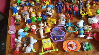 LOTE FIGURAS BURGER KING,  MCDONALD'S