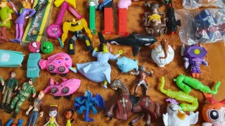 LOTE FIGURAS BURGER KING,  MCDONALD'S