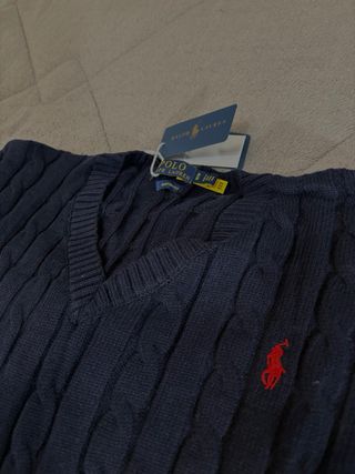 Camisola Polo Ralph Lauren Azul Escuro Mulher