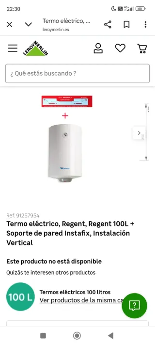 Termo eléctrico 100L