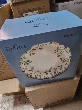 Vajilla 12 Piezas Belgravia Queen,s by Churchill