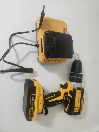 Taladro Batería 48V MAX usado 1 sola vez