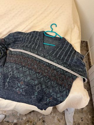 Jersey hombre gris y verde