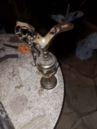 Figura Bronce Latón Decorativa casi 2kg