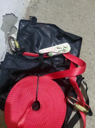 Línea de vida 20m 2 mosquetones EN 795