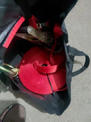 Línea de vida 20m 2 mosquetones EN 795