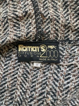 Cappotto con cappuccio fantasia