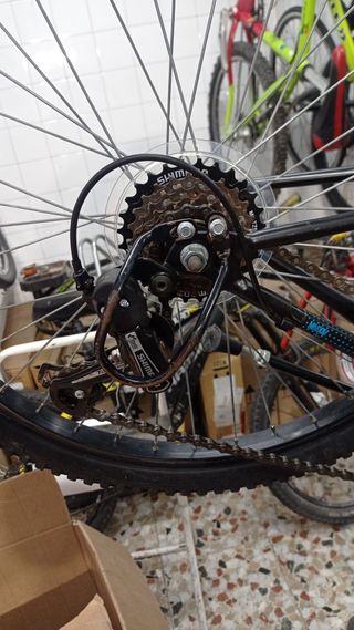 Bicicleta Rockrider 500 recien reparada a punto