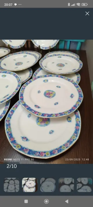 LIMOGES VAJILLA VINTAGE