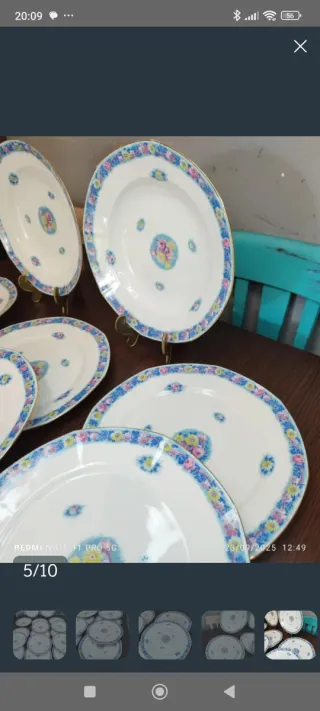 LIMOGES VAJILLA VINTAGE