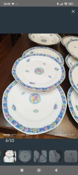 LIMOGES VAJILLA VINTAGE