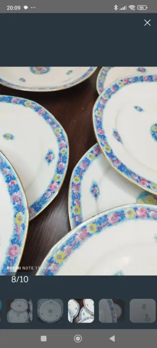 LIMOGES VAJILLA VINTAGE