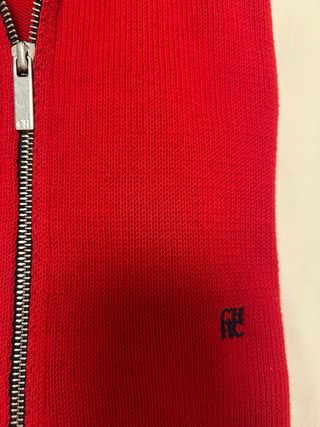 Jersey cárdigan Carolina Herrera rojo