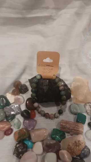 Pulsera Ágata India Piedra Natural