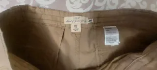 Pantalón cargo H&M caqui talla 32