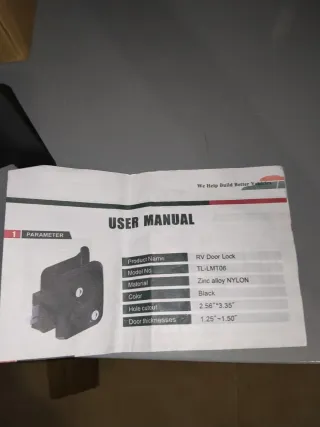 Cerradura para caravana con llaves