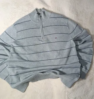 Jersey Tommy Hilfiger Gris Talla M Hombre