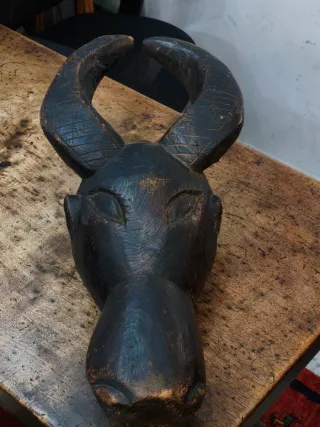 Máscara africana Bamileke, Camerún