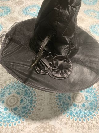 Sombrero de Bruja Negro