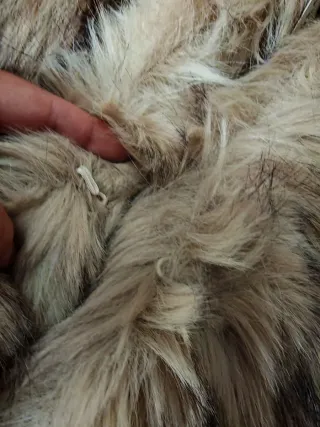 Chaleco pelo sintético talla M