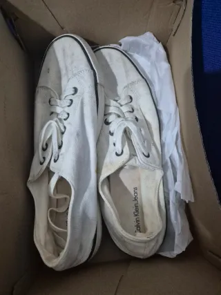 Scarpe Calvin Klein Jeans bianche e nere