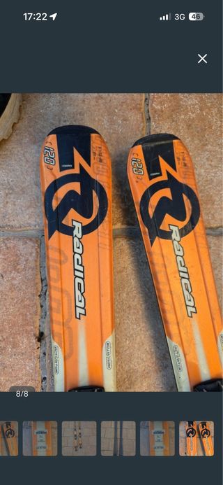 Esquís Rossignol Radical 120cm