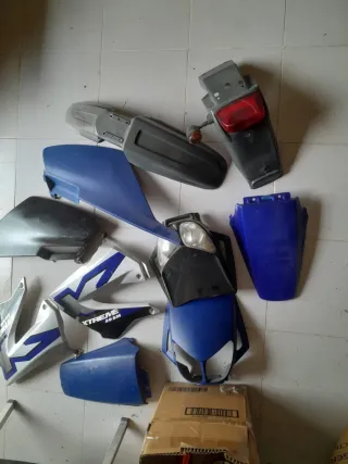 Juego Pastas Derbi Senda 49cc a Pintar