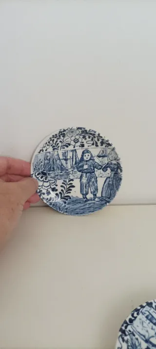 Platos Delfts Bosch Azules y Blancos