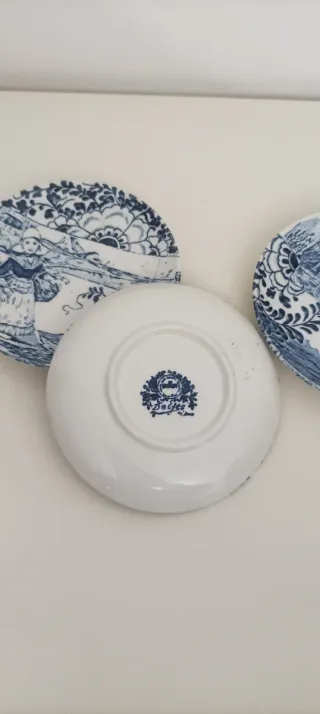 Platos Delfts Bosch Azules y Blancos