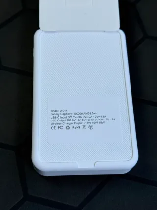 Powerbank 10.000 mAh Bianco