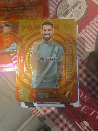 Cromo Adrenalyn XL Lamine Yamal Premium Oro