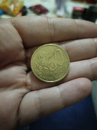 Moneda 50 céntimos Francia 2001 RF