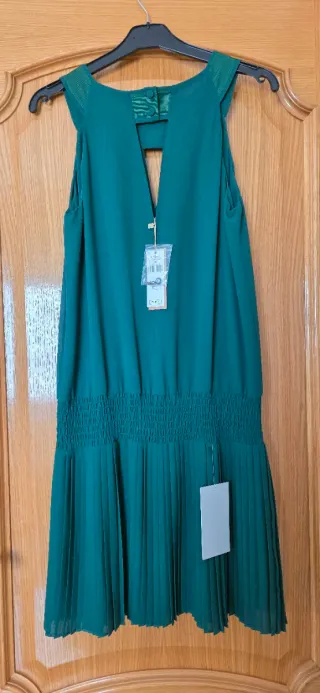 Vestido cóctel Tintoretto verde