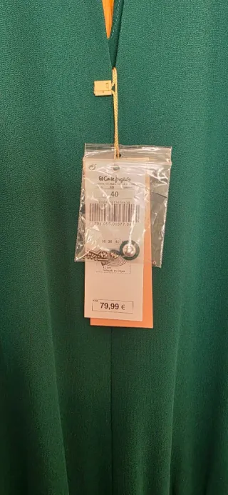 Vestido cóctel Tintoretto verde