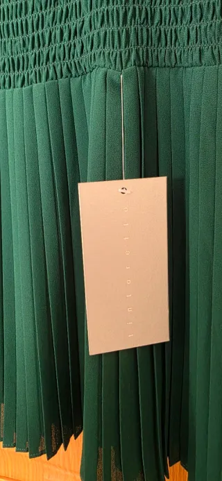 Vestido cóctel Tintoretto verde