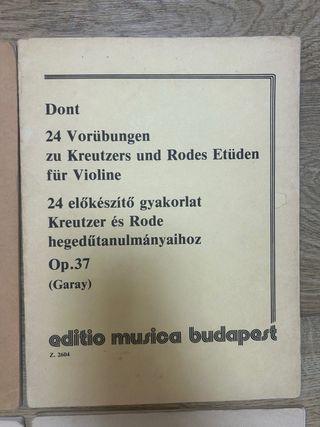 Libros de Violín Conservatorio