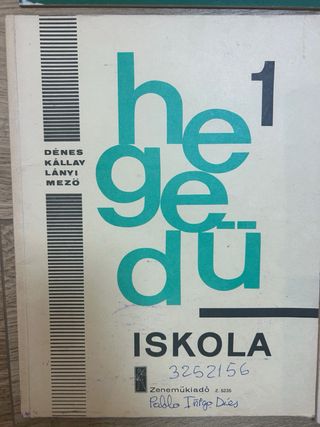 Libros de Violín Conservatorio