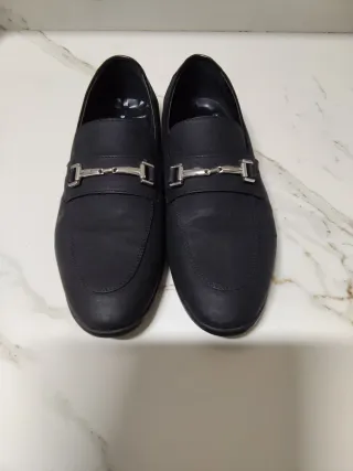 Zapatos de ante negros para caballero