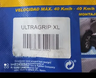 Goodyear Cadenas Nieve Textiles Talla XL