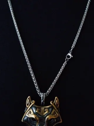Colgante Cabeza de Lobo Celta