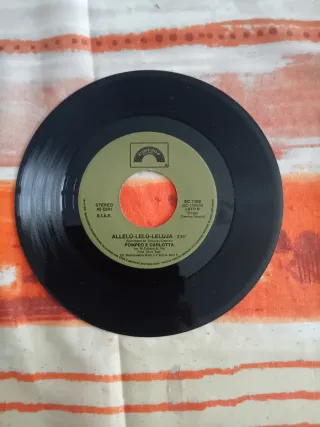 LP 45 giri Pompeo e Carlotta '85 Fantastico Bis