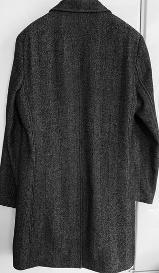 Cappotto uomo Benetton lana grigio tg 52