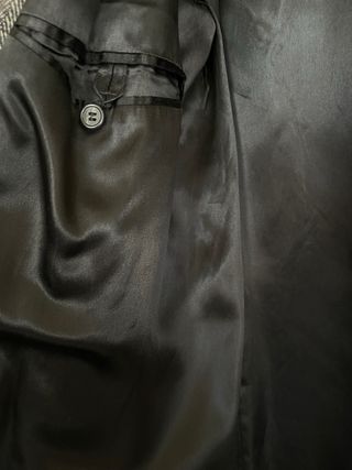 Cappotto uomo Benetton lana grigio tg 52