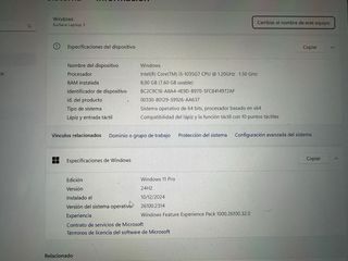 Portátil Microsoft Surface 3 i5 8GB RAM