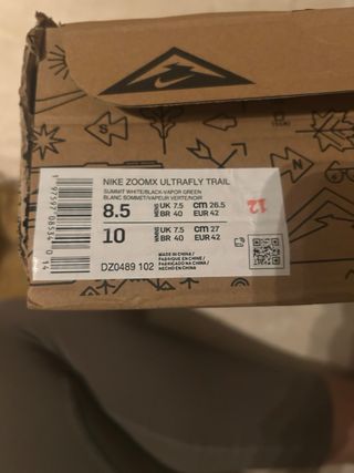 Nike ZoomX Ultrafly Trail 42 sin estrenar